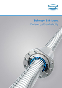 Catalog ball screws Steinmeyer